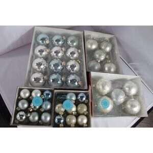 Martha Stewart Collection Christmas tree ball decoration lot of 75 ornaments